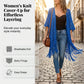 🧥 50% RABATT! ✨ Damen Strick-Cardigan mit offener Front – Leicht & ideal für Alltag und Sommerabende – Atmungsaktive Baumwollmischung, perfekt als luftige Übergangsjacke 🌿