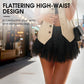 👗🔥 40% RABATT! Chic Pleated Lace Trim Mini Skirt – Plisseefalten, zarte Spitze, perfekt für den Sommer 🌸💨