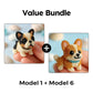 🎨🐶 Colorful Beaded 3D Dog Model Kit – 50% RABATT! Bunte Perlen, 3D-Design, kreativer Bastelspaß für Groß & Klein. 🔥✨