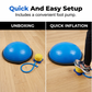 📢📢40% OFF !! ⏰Half Balance Ball Trainer with Resistance Band