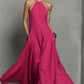 👗 NUR FÜR KURZE ZEIT: 40 % RABATT! ✨ Elegantes, ärmelloses Neckholder-Maxikleid für Damen