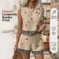 👚🌸 Women's Bohemian Print Sleeveless Top & Shorts Set – 40% RABATT! Boho-Print, ärmellos, perfekt für Sommer & Urlaub. 🔥☀️