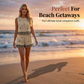 👚🌸 Women's Bohemian Print Sleeveless Top & Shorts Set – 40% RABATT! Boho-Print, ärmellos, perfekt für Sommer & Urlaub. 🔥☀️