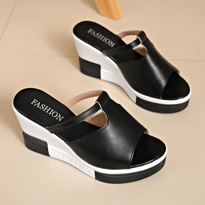 👡☀️ MID-SEASON SALE: −40% NUR FÜR KURZE ZEIT! Damensandalen mit Keilabsatz – Mit Kristallbesatz, breite Riemen & dicke Sohle, bequem & elegant für Alltag, Strand & Übergrößen ✨