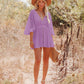 🌸 40% OFF NOW! 🌸Women's Lace Crochet Romper Dress with Built-in Shorts