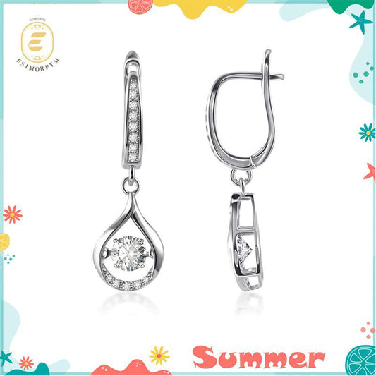 🌸 50% OFF NOW! 🌸Women's Sparkling Teardrop Hanging Earrings