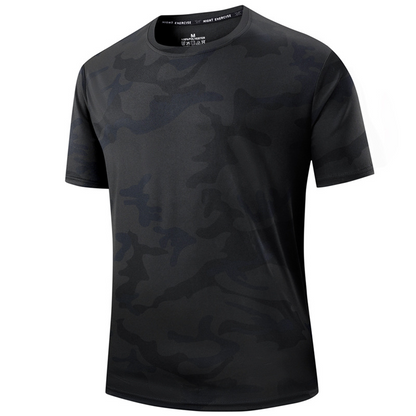 🏃‍♂️ 60% OFF NOW! 🌲 Men's Quick Dry Camo Sports T-Shirt – Moisture Wicking & Active Fit – Train in Style 💪