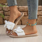 🔥While Supplies Last 50% OFF!🎉 Elegant Bow Flat Sandals