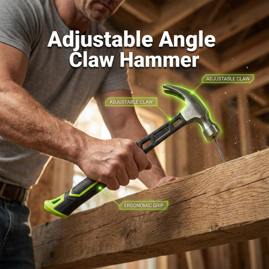 🏗️ Heavy-Duty Multi-Purpose Claw Hammer | Trade-Grade | Heat-Treated | Anti-Slip Grip