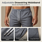 🔥Men's Short Sleeve Casual Set, Summer Beach Fashion Sport Wear, Plaid Pattern, Slim-Fitting, Above the Knee
