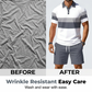🔥Men's Short Sleeve Casual Set, Summer Beach Fashion Sport Wear, Plaid Pattern, Slim-Fitting, Above the Knee