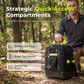 📢📢50% off for a limited time！Heavy-Duty Multi-Compartment Tool Bag Backpack