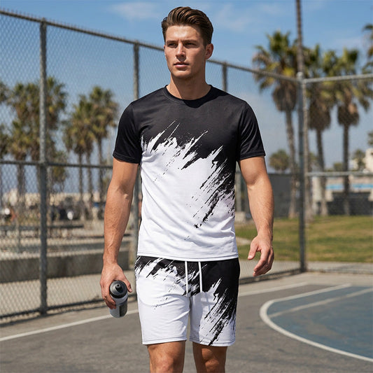 📢📢50% OFF !! ⏰Men’s Summer Dynamic Print Casual Set