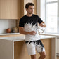 📢📢50% OFF !! ⏰Men’s Summer Dynamic Print Casual Set