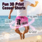 📢📢60% OFF !! ⏰Men's 3D Graphic Printed Casual Shorts