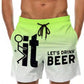 📢📢60% OFF !! ⏰Men's 3D Graphic Printed Casual Shorts