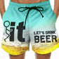 📢📢60% OFF !! ⏰Men's 3D Graphic Printed Casual Shorts