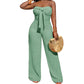 🎁2026 New Arrivals 40% OFF💥Women's Strapless High-Waisted Wide-Leg Jumpsuit
