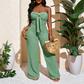 🎁2026 New Arrivals 40% OFF💥Women's Strapless High-Waisted Wide-Leg Jumpsuit