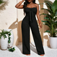 🎁2026 New Arrivals 40% OFF💥Women's Strapless High-Waisted Wide-Leg Jumpsuit