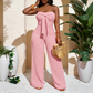 🎁2026 New Arrivals 40% OFF💥Women's Strapless High-Waisted Wide-Leg Jumpsuit