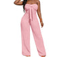 🎁2026 New Arrivals 40% OFF💥Women's Strapless High-Waisted Wide-Leg Jumpsuit