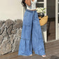 👖 40% OFF NOW! 🌸 Women's High Waist Wide Leg Denim Pants – Stretchy & vintage wash – Flattering, relaxed fit – perfect for casual or smart-casual days ✨🌿