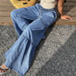 👖 40% OFF NOW! 🌸 Women's High Waist Wide Leg Denim Pants – Stretchy & vintage wash – Flattering, relaxed fit – perfect for casual or smart-casual days ✨🌿