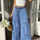 👖 40% OFF NOW! 🌸 Women's High Waist Wide Leg Denim Pants – Stretchy & vintage wash – Flattering, relaxed fit – perfect for casual or smart-casual days ✨🌿