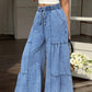 👖 40% OFF NOW! 🌸 Women's High Waist Wide Leg Denim Pants – Stretchy & vintage wash – Flattering, relaxed fit – perfect for casual or smart-casual days ✨🌿