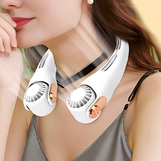 📢📢50% OFF !! ⏰ Portable Bladeless Neck Fan with Adjustable Airflow