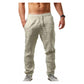 🏆LAST DAY SALE 60% OFF🔥Men's Casual Linen Drawstring Trousers