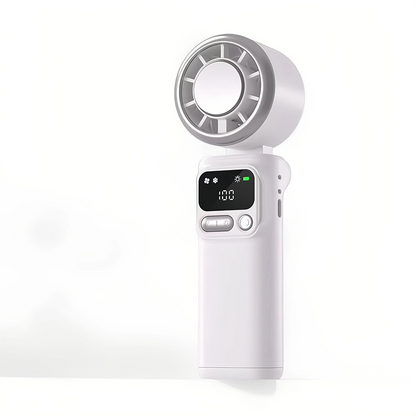 💡🌀 40% OFF!💨199-Speed Digital Display HandheldCooling Fan