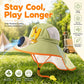 🔥HOT SALE🌬️Sun Protection Flap Hat with Built in Cooling Fan